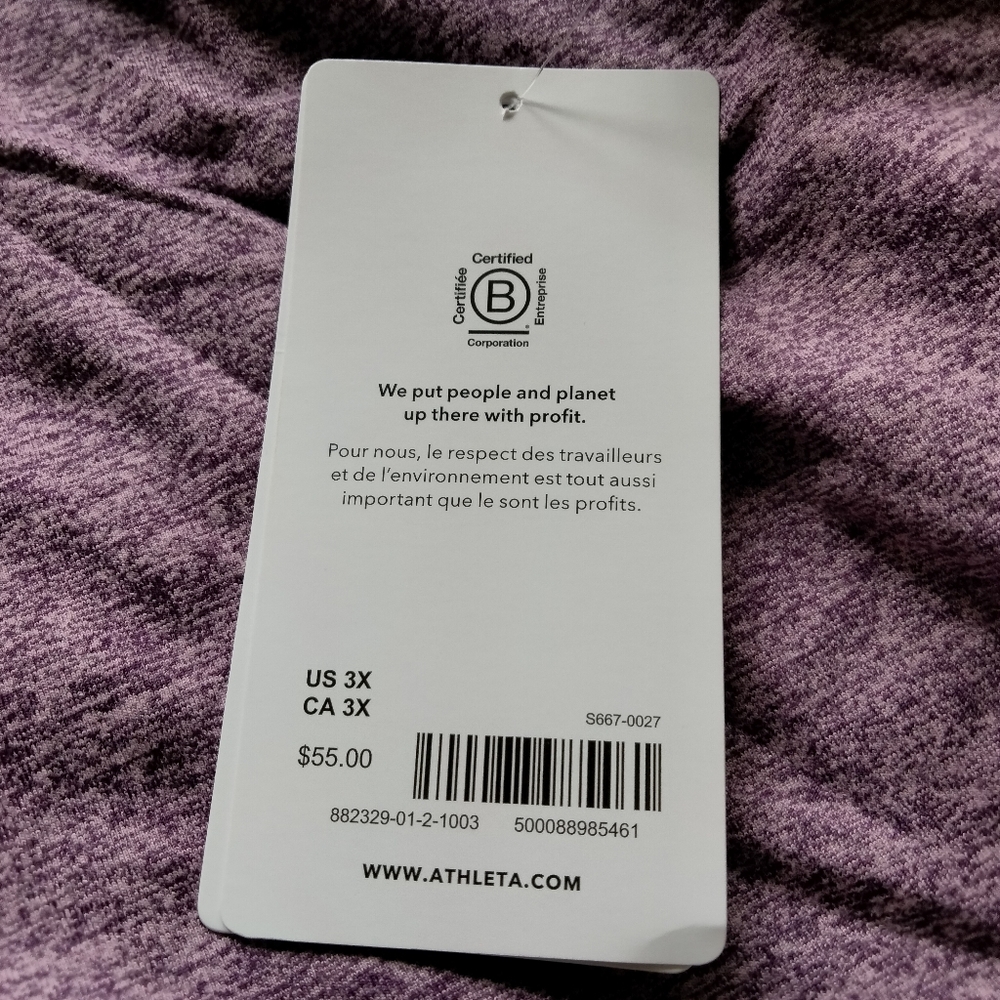 Athleta Uptempo II Tank NWT 3x - Picture 5 of 11